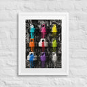 All City Spray Caps Framed Poster | Artwork Collection - Art Work by Stay Tru