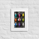 All City Spray Caps Framed Poster | Artwork Collection - Art Work by Stay Tru