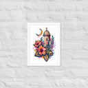 Borikén Moonrise Framed Poster - Art Work by Stay Tru