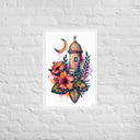 Borikén Moonrise Framed Poster - Art Work by Stay Tru