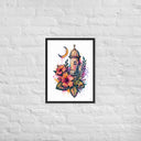 Borikén Moonrise Framed Poster - Art Work by Stay Tru