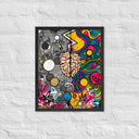 Dual Reality Framed Art Poster - Art Work by Stay Tru