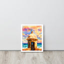El Morro: La Garita del Diablo Framed Poster - Art Work by Stay Tru