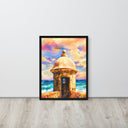 El Morro: La Garita del Diablo Framed Poster - Art Work by Stay Tru