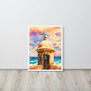 El Morro: La Garita del Diablo Framed Poster - Art Work by Stay Tru