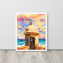 El Morro: La Garita del Diablo Framed Poster - Art Work by Stay Tru