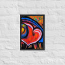 Stay Tru Heart Raw Pulse Framed Poster - Art Work by Stay Tru