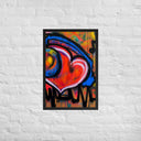 Stay Tru Heart Raw Pulse Framed Poster - Art Work by Stay Tru