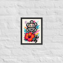 Taíno Heritage Abstract Framed Poster - Art Work by Stay Tru