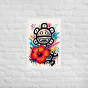 Taíno Heritage Abstract Framed Poster - Art Work by Stay Tru