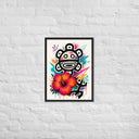 Taíno Heritage Abstract Framed Poster - Art Work by Stay Tru