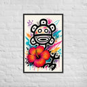 Taíno Heritage Abstract Framed Poster - Art Work by Stay Tru