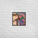 Tru Chief Taíno Queen Premium Framed Mixed Media Print - Art Work by Stay Tru