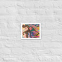 Tru Chief Taíno Queen Premium Framed Mixed Media Print - Art Work by Stay Tru