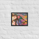 Tru Chief Taíno Queen Premium Framed Mixed Media Print - Art Work by Stay Tru