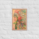 Tru Taína Chief Framed Poster | Artwork Collection - Art Work by Stay Tru
