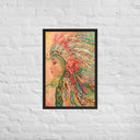 Tru Taína Chief Framed Poster | Artwork Collection - Art Work by Stay Tru