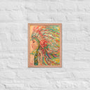 Tru Taína Chief Framed Poster | Artwork Collection - Art Work by Stay Tru
