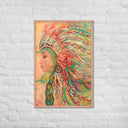 Tru Taína Chief Framed Poster | Artwork Collection - Art Work by Stay Tru