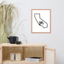 Cali - Rican Framed poster - Art Work by trudesigns.shop