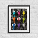 All City Spray Caps Framed Poster | Artwork Collection - Art Work by Stay Tru