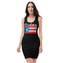 Boricua Bandera Bandana Paisley Bodycon Dress - Dress by Stay Tru