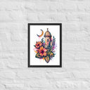 Borikén Moonrise Framed Poster - Art Work by Stay Tru