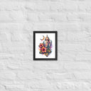 Borikén Moonrise Framed Poster - Art Work by Stay Tru