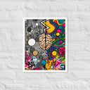 Dual Reality Framed Art Poster - Art Work by Stay Tru