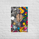 Dual Reality Framed Art Poster - Art Work by Stay Tru