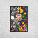 Dual Reality Framed Art Poster - Art Work by Stay Tru