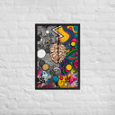 Dual Reality Framed Art Poster - Art Work by Stay Tru