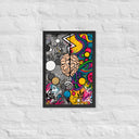 Dual Reality Framed Art Poster - Art Work by Stay Tru