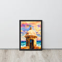El Morro: La Garita del Diablo Framed Poster - Art Work by Stay Tru
