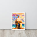 El Morro: La Garita del Diablo Framed Poster - Art Work by Stay Tru