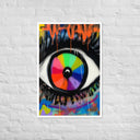 I See Color Framed Poster - Art Work by Stay Tru