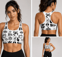 Isla del Encanto: Premium Artistic Heritage Sports Bra | Boricua Soul Athleisure - Sport Bra by trudesigns.shop