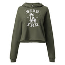 LA Stay Tru Crop Hoodie - Crop Hoodie by Stay Tru