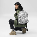 Manifest Your Hustle: Premium Motivational Graffiti Backpack | Urban Creator Gear - by trudesigns.shop