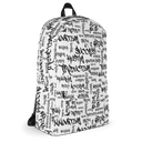 Manifest Your Hustle: Premium Motivational Graffiti Backpack | Urban Creator Gear - by trudesigns.shop