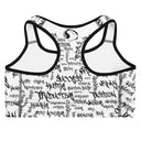 Positive graffiti Sports bra - Sport Bra by Stay Tru