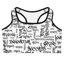 Positive graffiti Sports bra - Sport Bra by Stay Tru