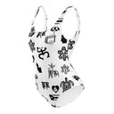 Puerto Rico All Over Print White One - Piece Swimsuit - One - Piece by Stay Tru