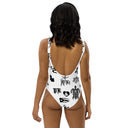 Puerto Rico All Over Print White One - Piece Swimsuit - One - Piece by Stay Tru