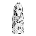 Puerto Rico allover white button shirt - button up shirt by Stay Tru