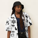 Puerto Rico allover white button shirt - button up shirt by Stay Tru