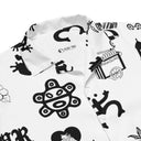 Puerto Rico allover white button shirt - button up shirt by Stay Tru