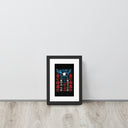 Puerto Rico Culture & Heritage Icon Framed Poster - Art Work by Stay Tru
