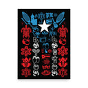 Puerto Rico Culture & Heritage Icon Matte Poster – Isla del Encanto Graphic Art Print - Art Work by Stay Tru
