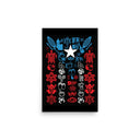 Puerto Rico Culture & Heritage Icon Matte Poster – Isla del Encanto Graphic Art Print - Art Work by Stay Tru